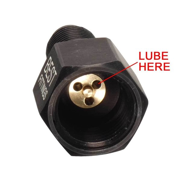 Best Fittings Co2 HPA Paintball Tank Adapter